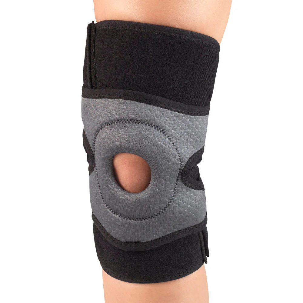 CHAMPION - Knee Wrap Grey/Black Trim/Stabilizer Pad