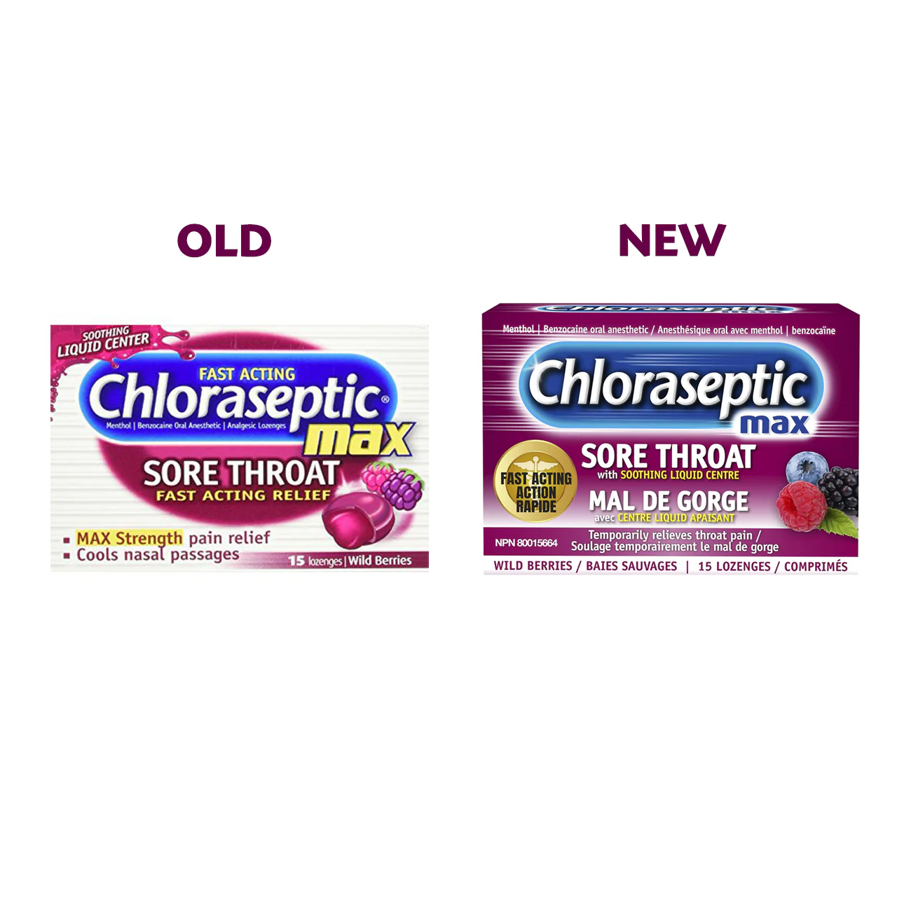 Chloraseptic - Max Fast Acting Sore Throat Lozenges - Wild Berries | 15 Lozenges - Image 2