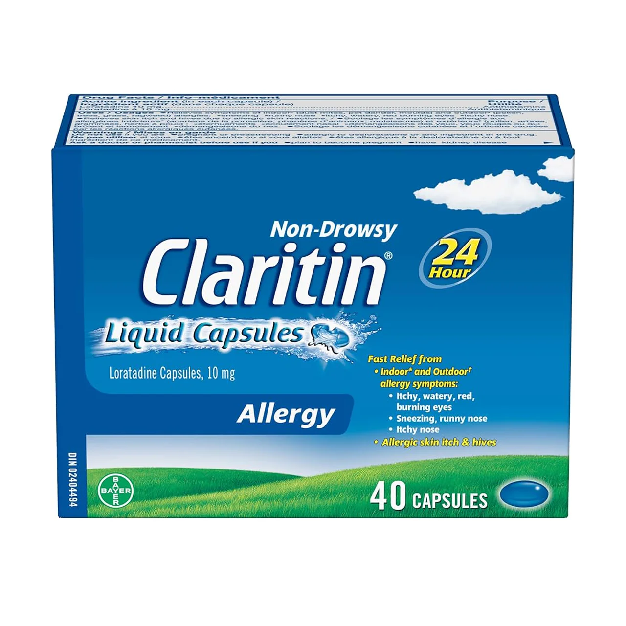 Claritin - Allergy Relief, Non-Drowsy | 40 Capsules