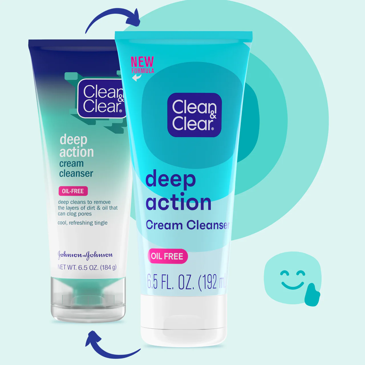 Clean & Clear - Deep Action Cream Cleanser | 192 mL - Image 2