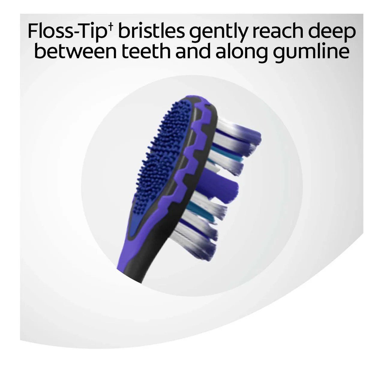 Colgate - Advanced 360 Floss Tip Toothbrush | Medium - Image 4
