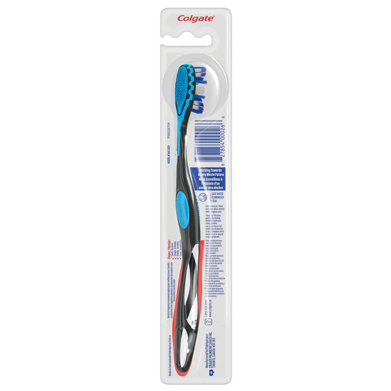 Colgate - Advanced 360 Floss Tip Toothbrush | Soft - Image 2