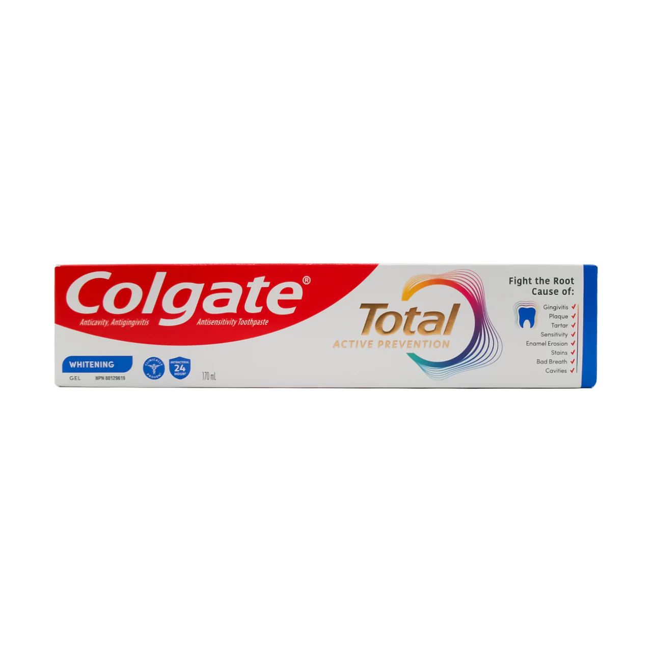 Colgate - Total Active Prevention Whitening Toothpaste | 170 mL