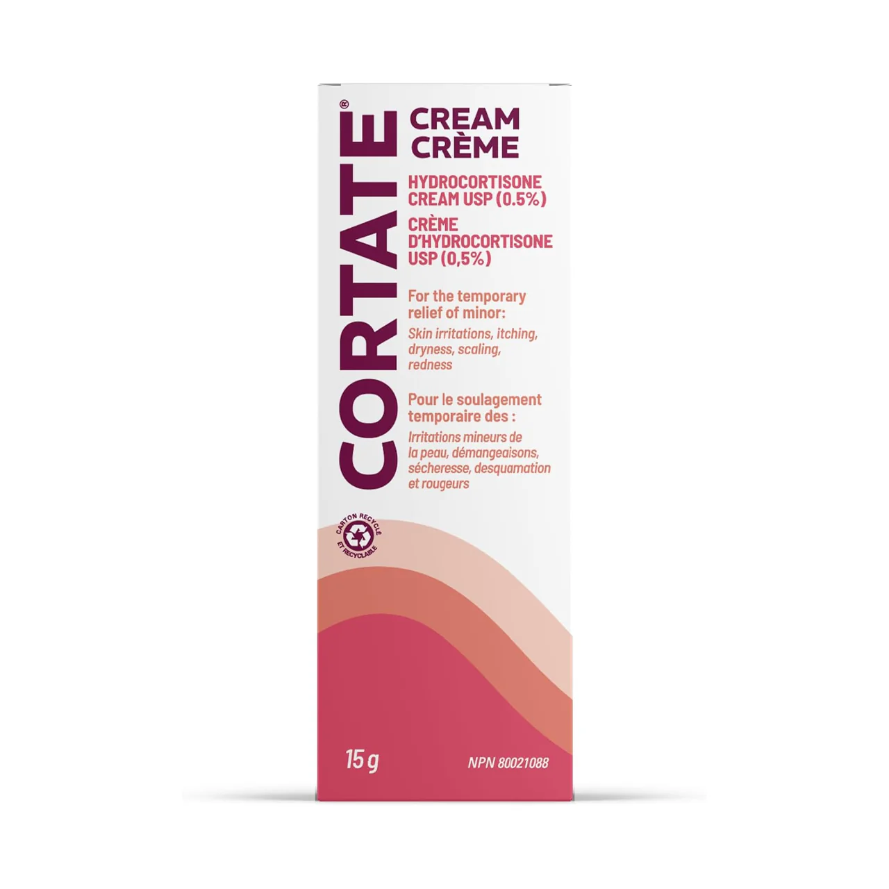 Cortate Cream - Hydrocortisone Cream 0.5 % | 15 g