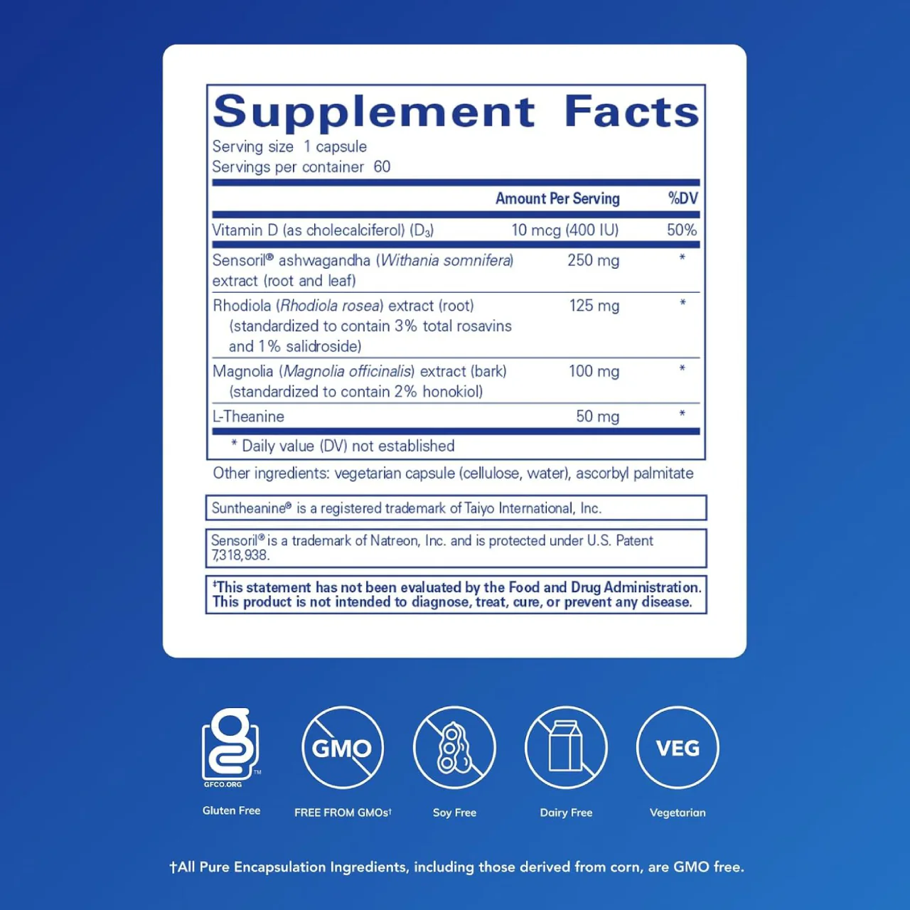 Pure Encapsulations - Cortisol Calm | 60 Capsules - Image 4