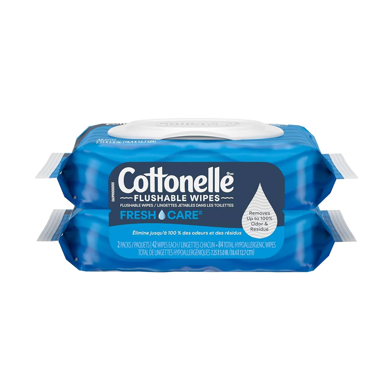 Cottonelle - Flushable Wipes | 2 Packs x 42 Wipes