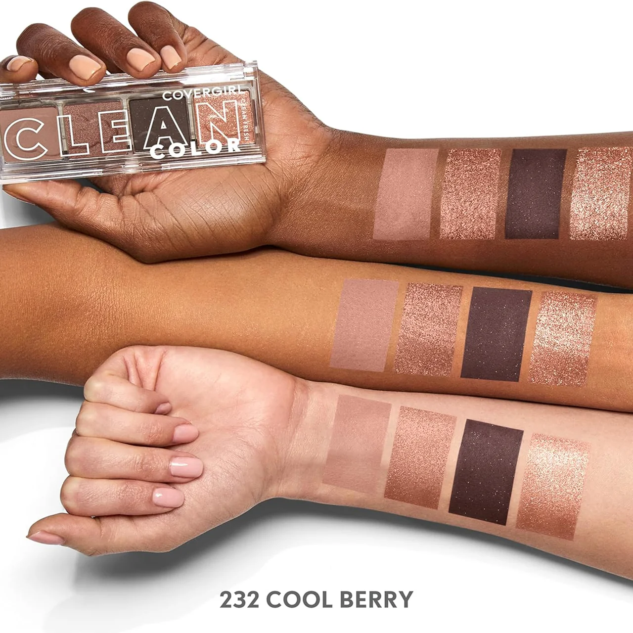 COVERGIRL - Clean Color Eyeshadow - Cool Berry 232 | 4 g - Image 3