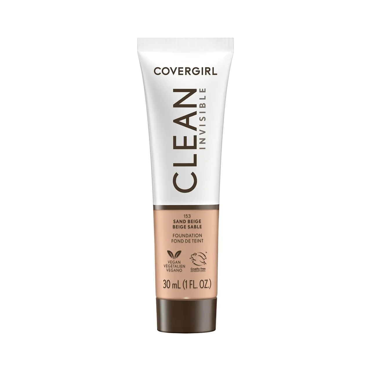 COVERGIRL - Clean Invisible Blendable Foundation, Buildable Coverage, Natural Finish - Image 8
