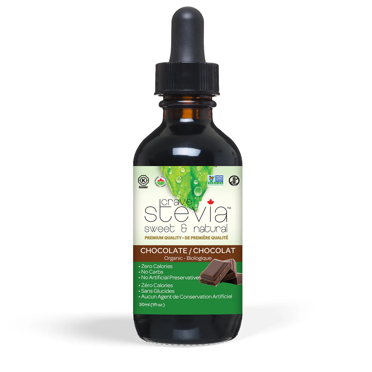 Crave Stevia - Chocolate Liquid Stevia | 30 mL