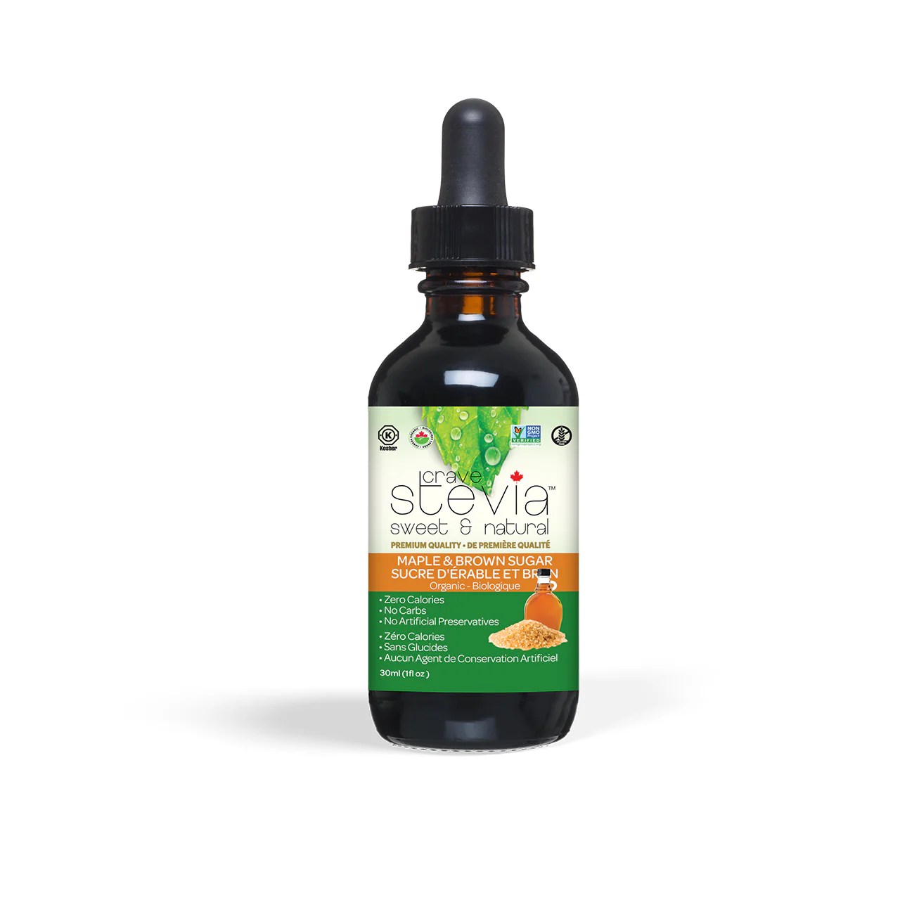 Crave Stevia - Maple Sugar Liquid Stevia | 30 mL