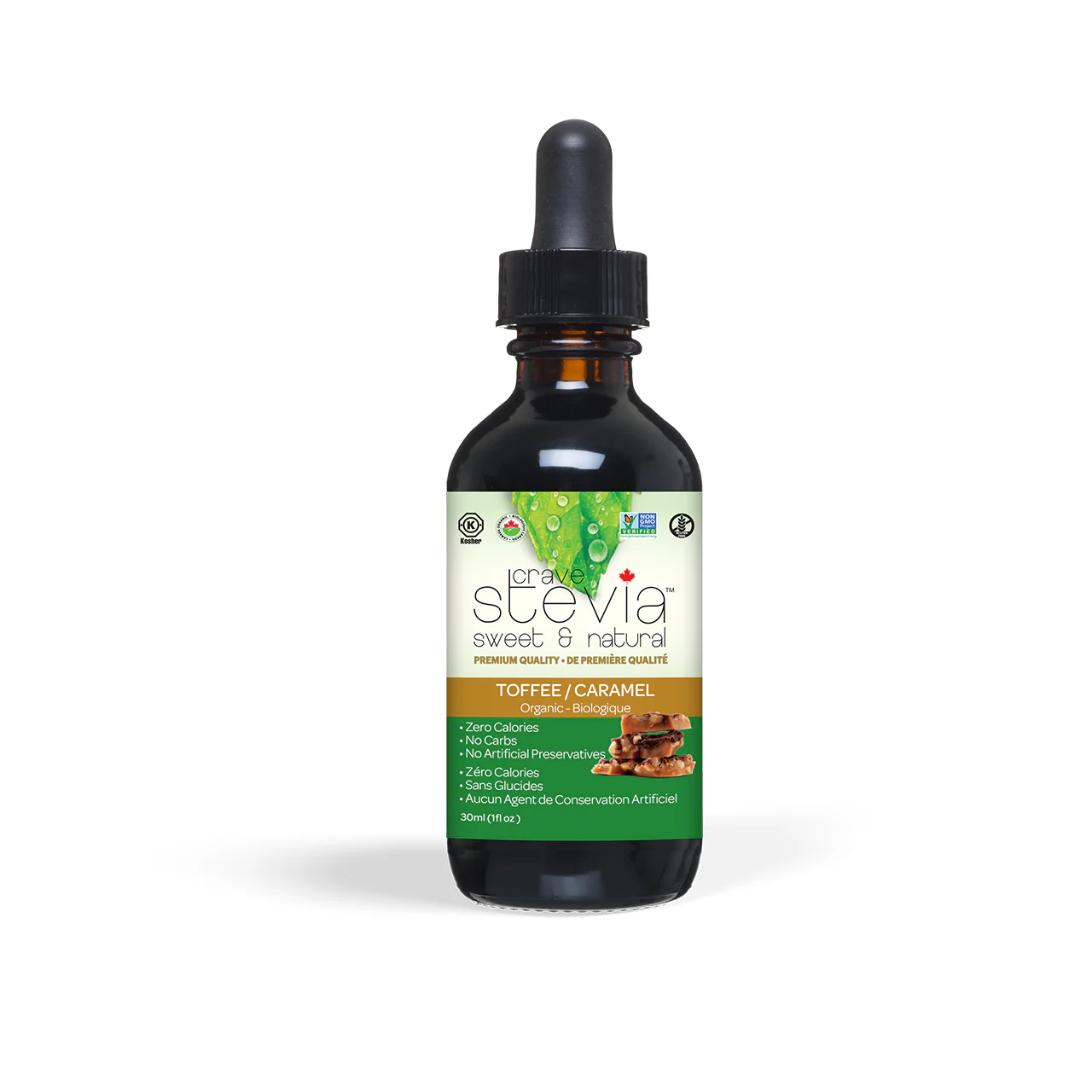 Crave Stevia - Toffee Liquid Stevia | 30 mL