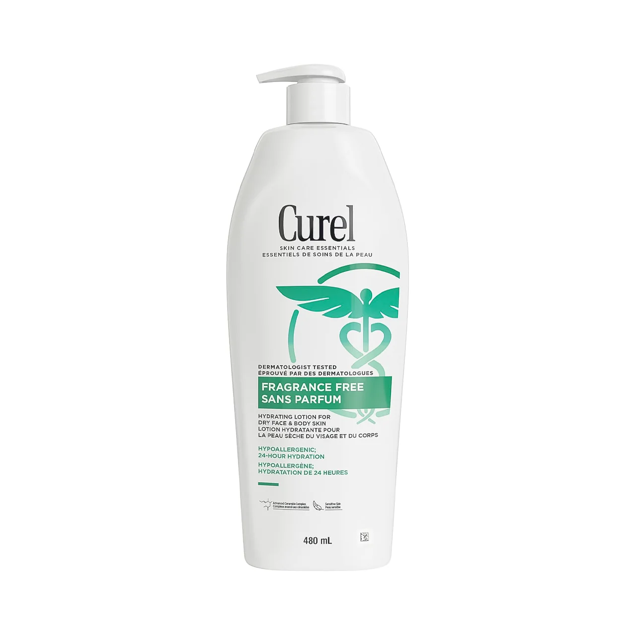 Curel - Hydrating Lotion For Dry Sensitive Skin, Fragrance Free | 480 mL