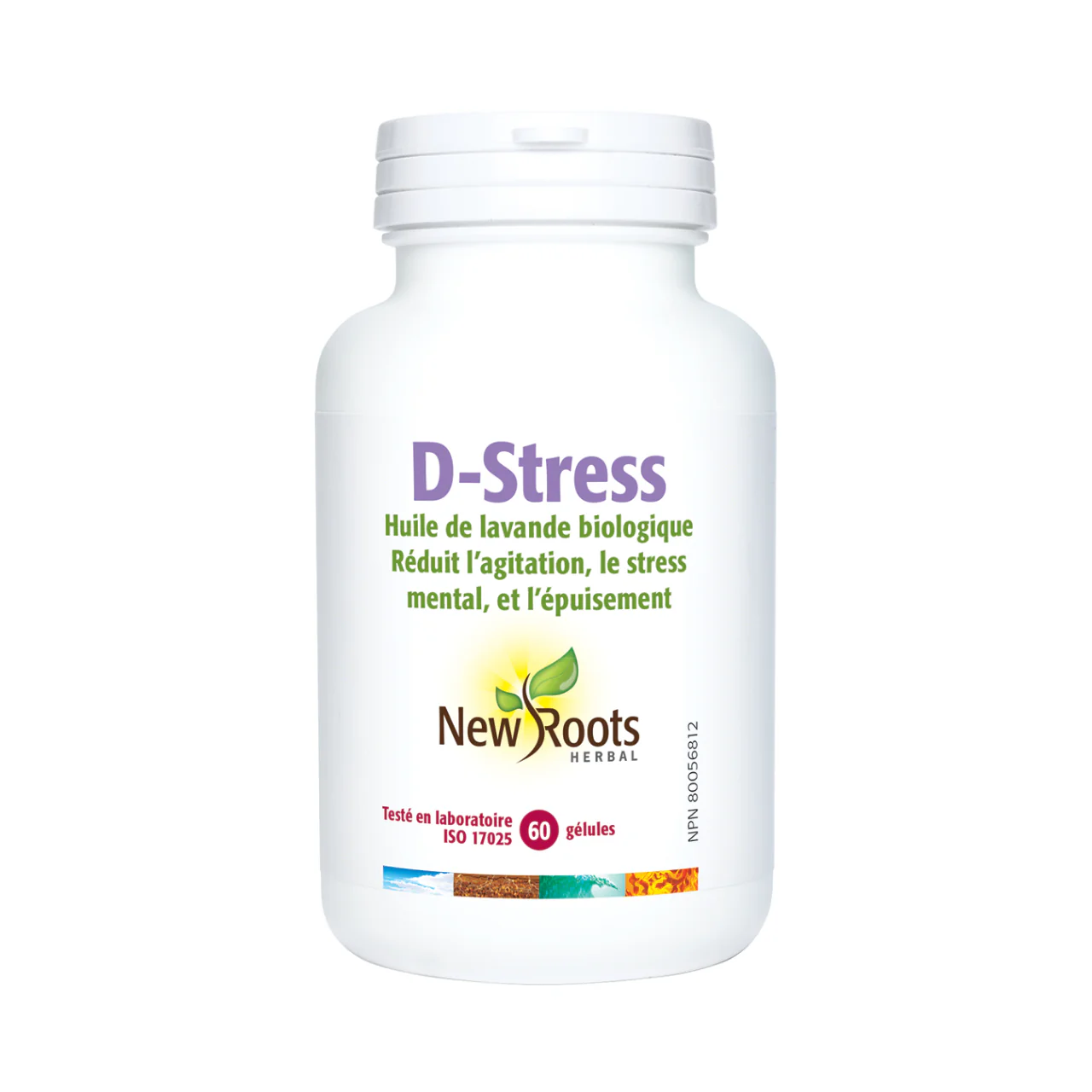 New Roots - D-Stress Organic Lavender Oil | 60 softgels - Image 2