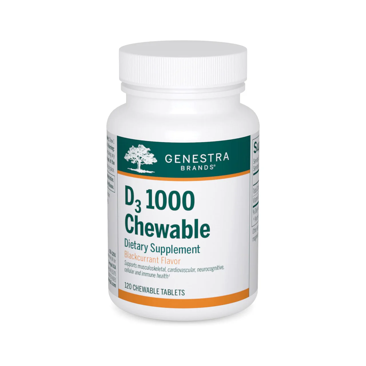 Genestra - D3 1000 Chewable | 120 Tablets