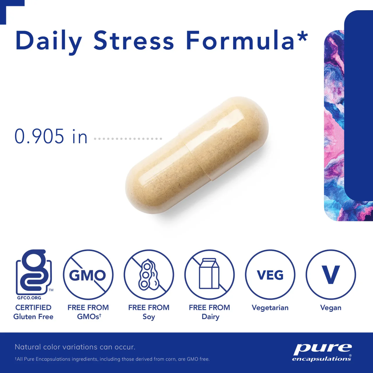 Pure Encapsulations - Daily Stress Formula | 90 Capsules - Image 3