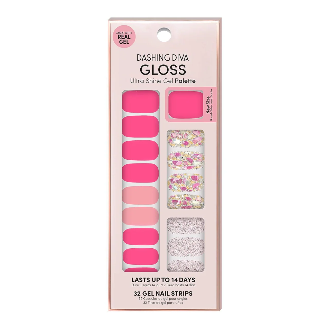 Dashing Diva - Gloss Ultra Shine Gel Palette - GS478 | 32 Gel Nail Strips