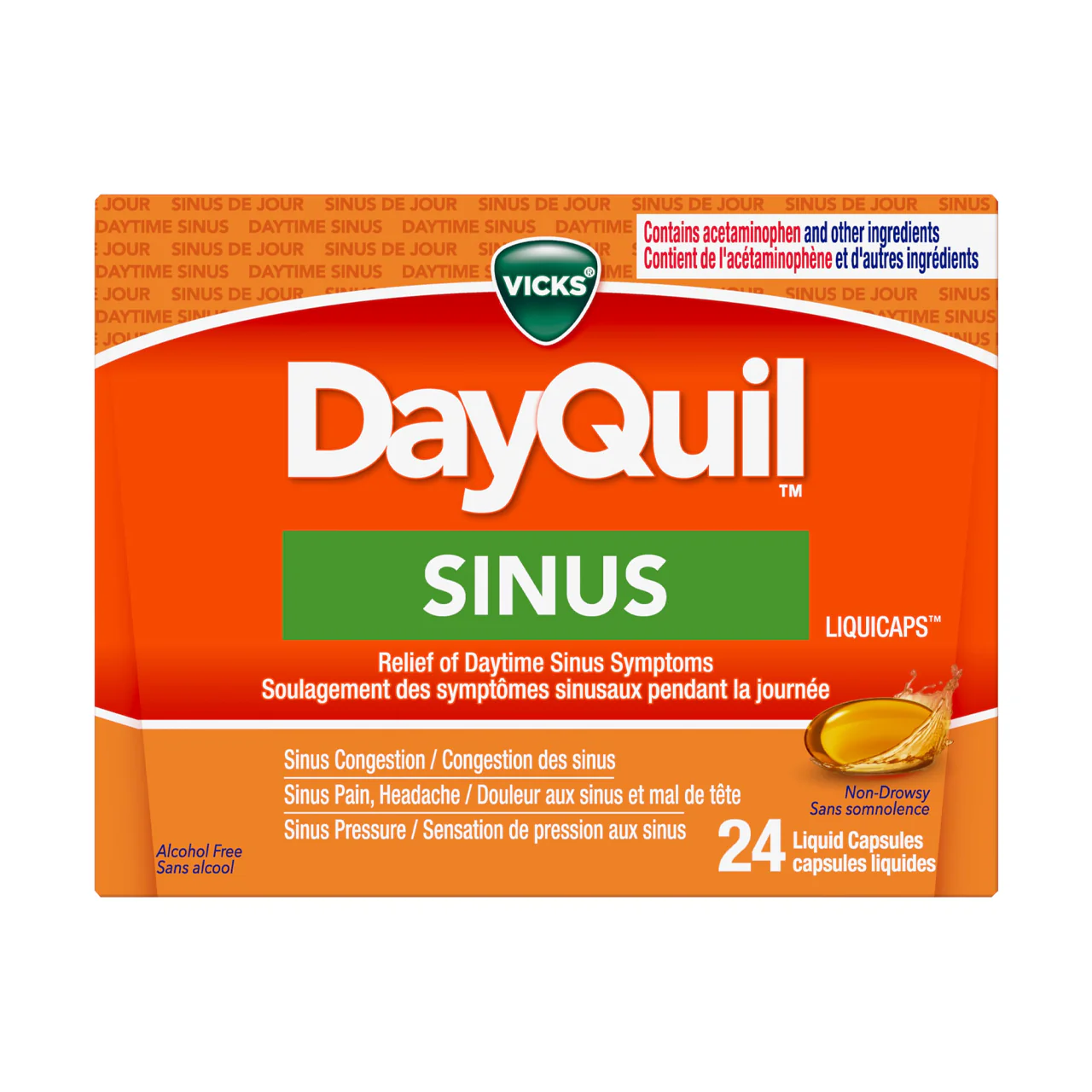 DayQuil - Sinus Liquicaps | 24 Liquid Capsules