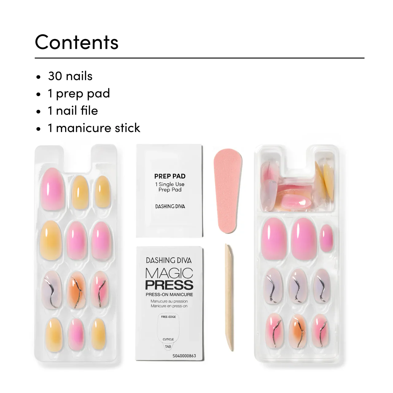Dashing Diva - Magic Press - Medium - PO727 Chakra Ramen | 30 Nails - Image 2