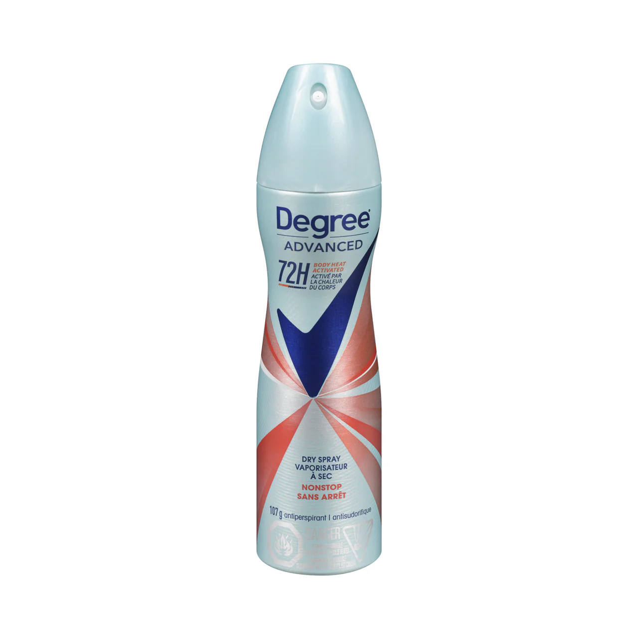 Degree - Advanced 72H Dry Spray Antiperspirant, Nonstop | 107 g