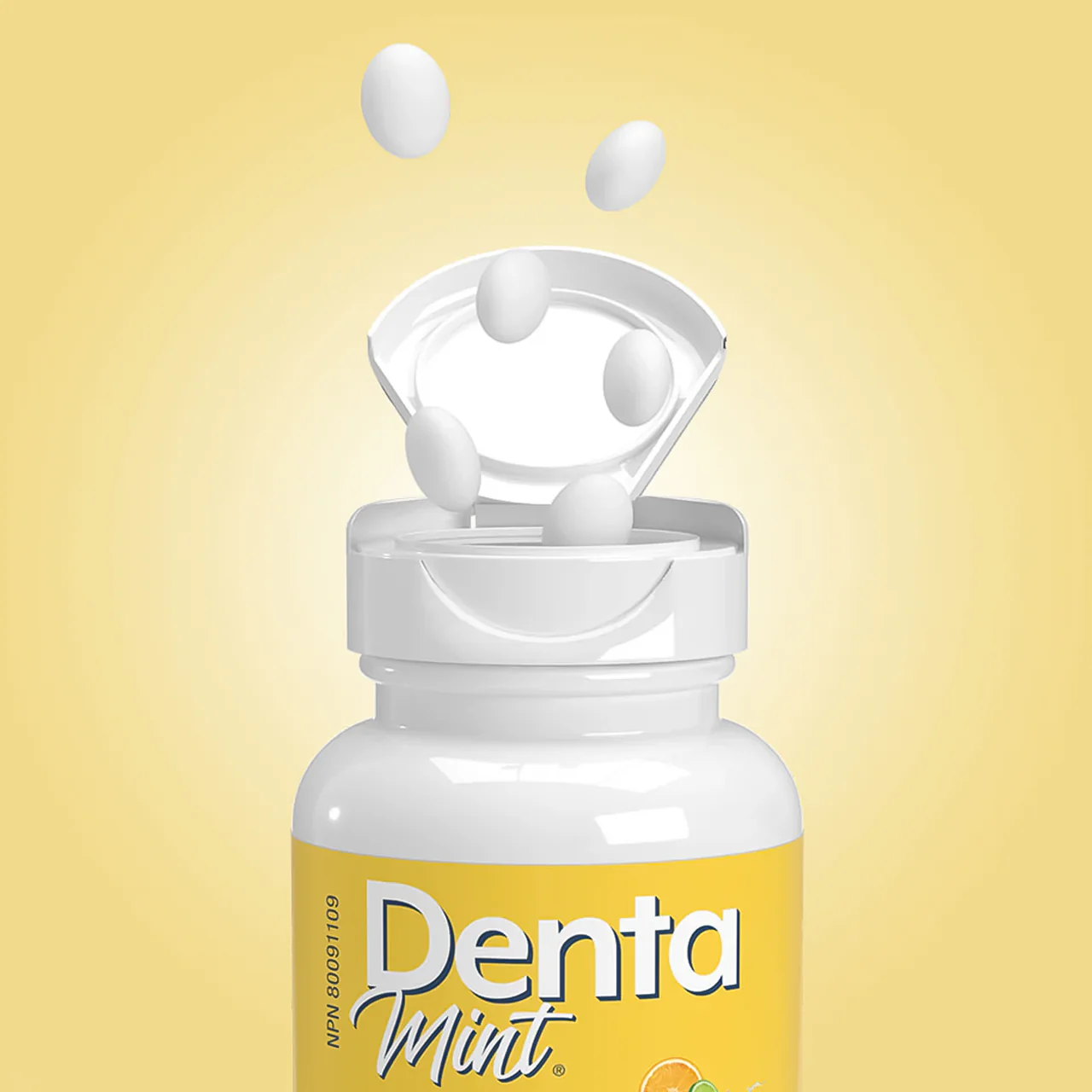 Denta Mint - Xylitol Lozenges For Dry Mouth, Citrus | 140 Lozenges - Image 2