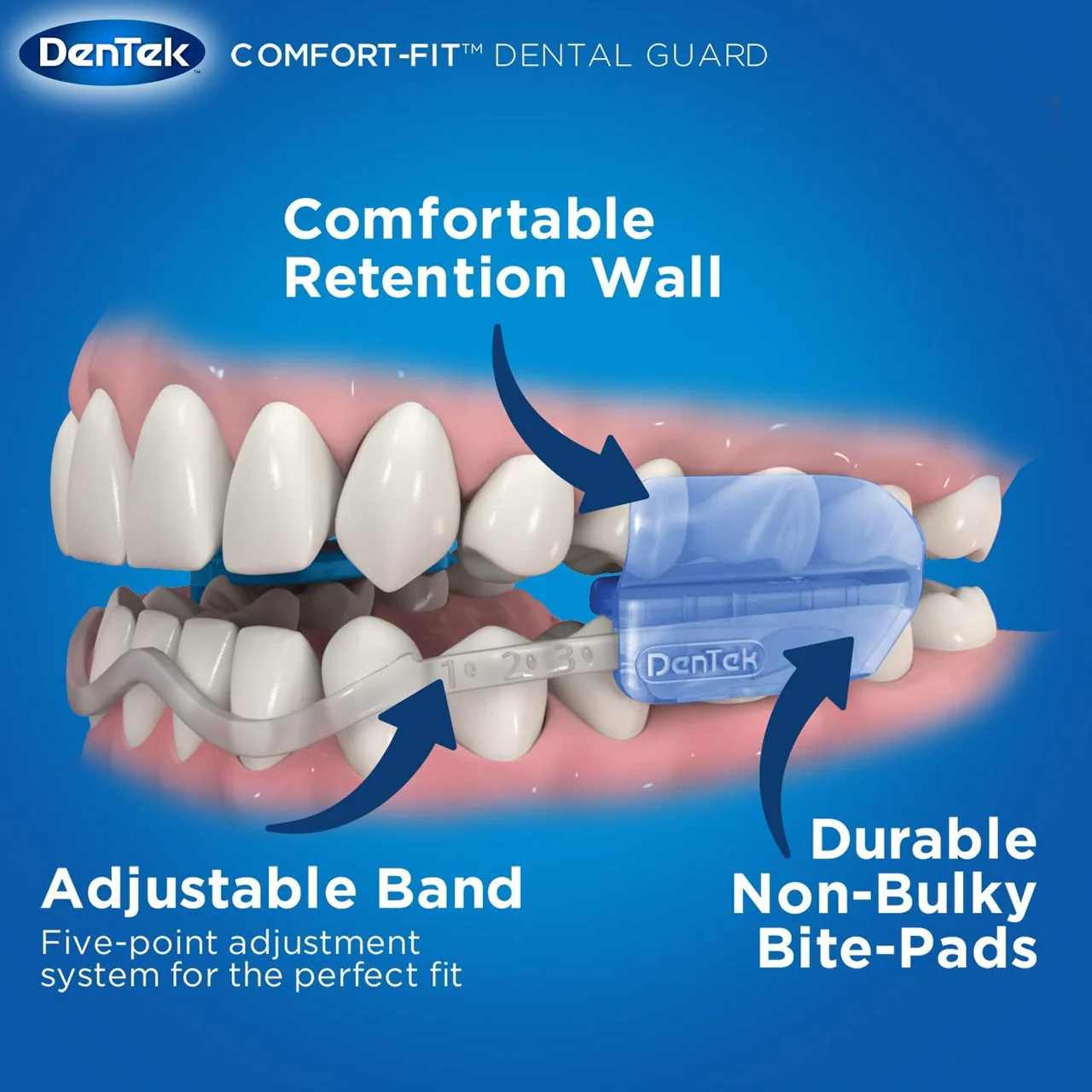 DenTek - Comfort Fit Dental Guard, Lower Teeth | 2 Guards + 1 Case - Image 4