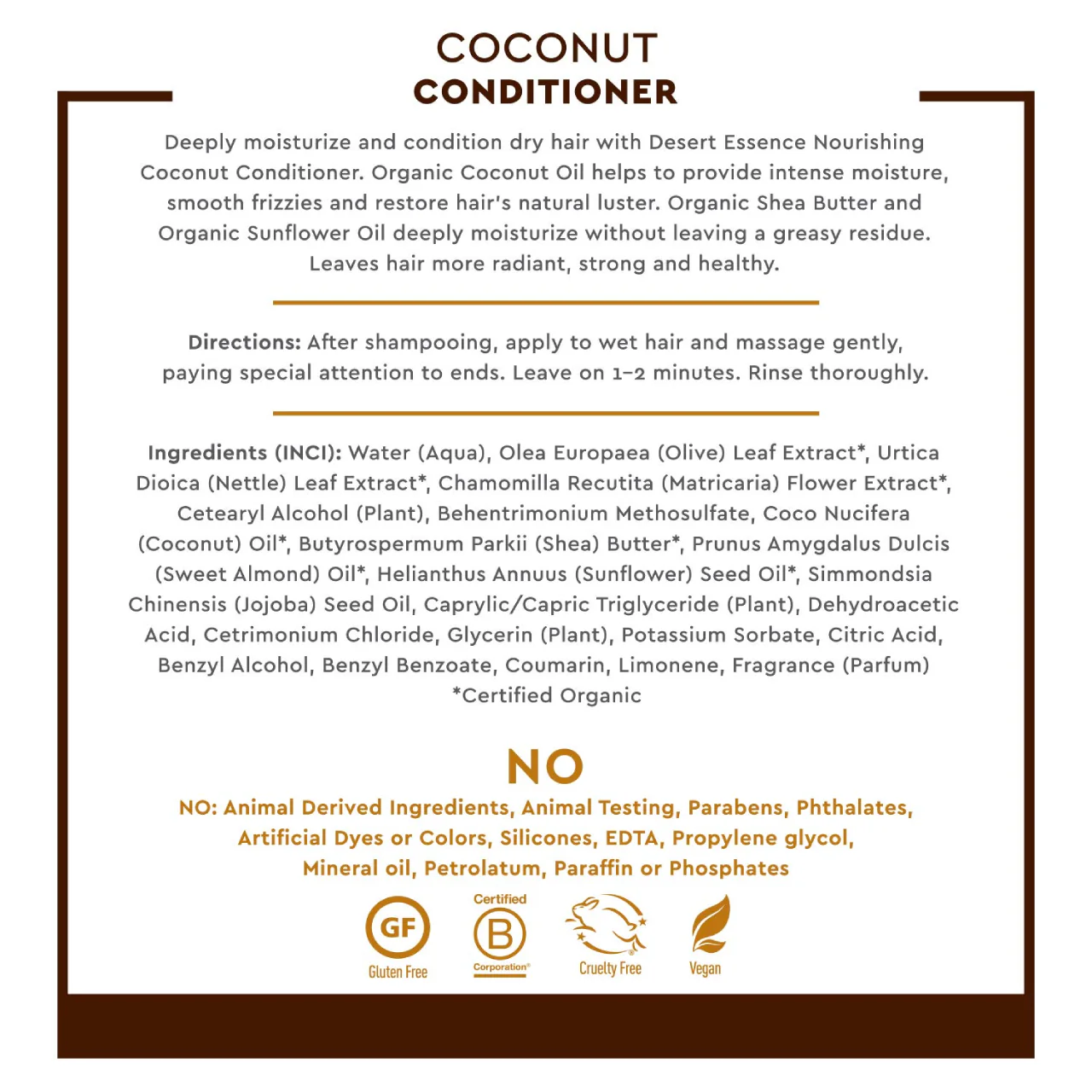 Desert Essence - Coconut Conditioner | 236 mL - Image 3