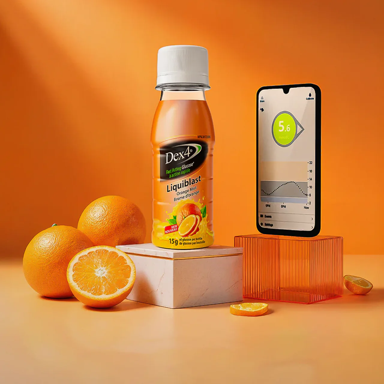 Dex4 - Liquiblast Fast Acting Glucose, Orange Mist | 59 mL - Image 2