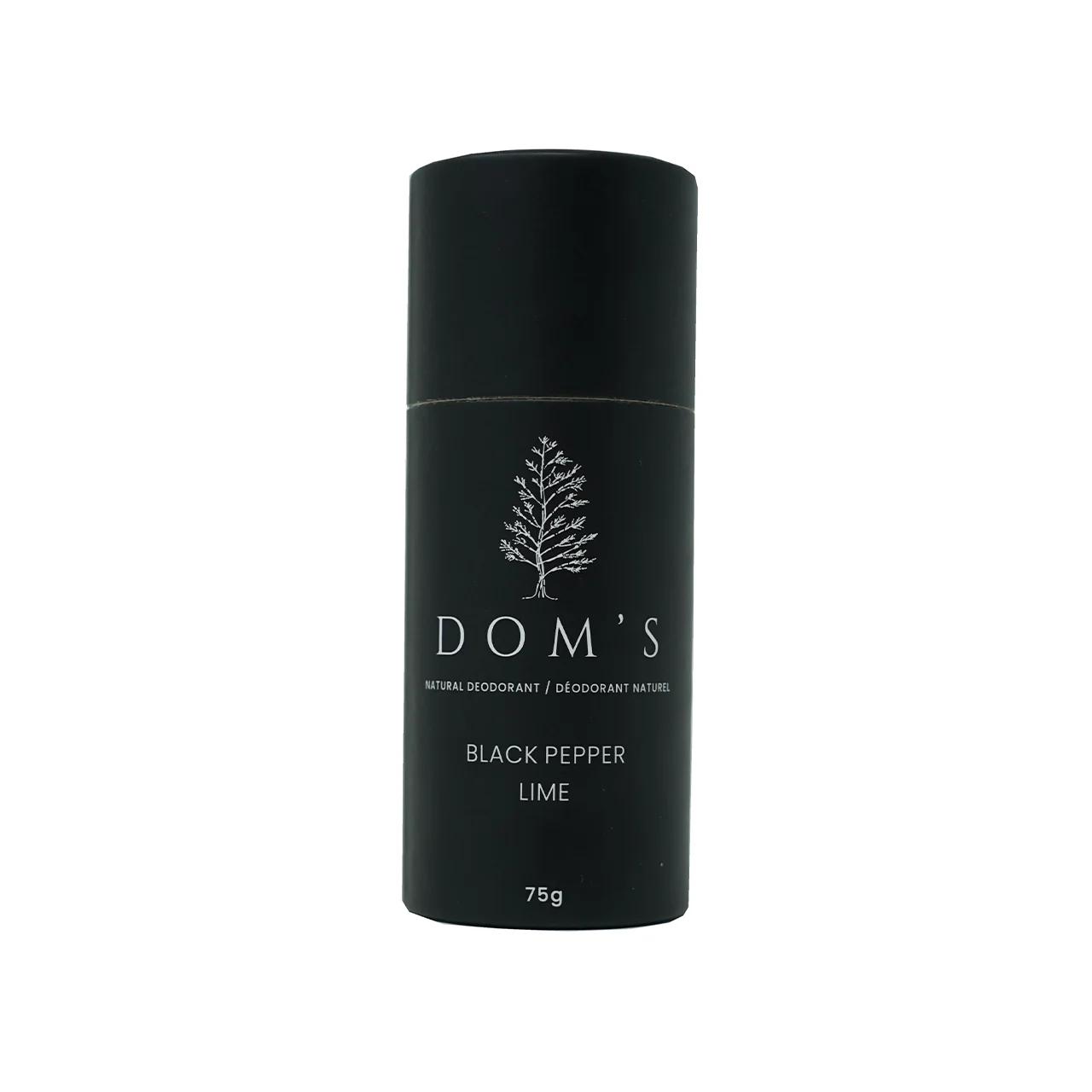 Dom's Naturals - Black Pepper Lime Stick Deodorant | 75 g