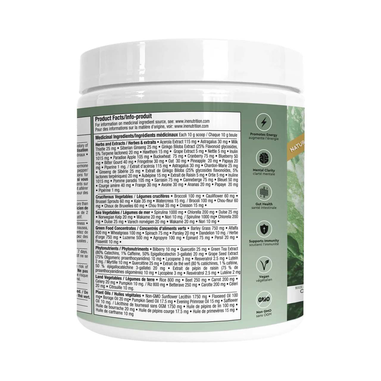 DOUBLE PACK ine+ Nutrition - Super Greens Mixed Berry | 300 g - Image 3