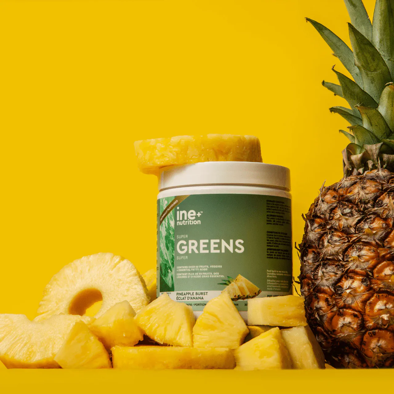 DOUBLE PACK ine+ Nutrition - Super Greens Pineapple Burst | 300 g - Image 4