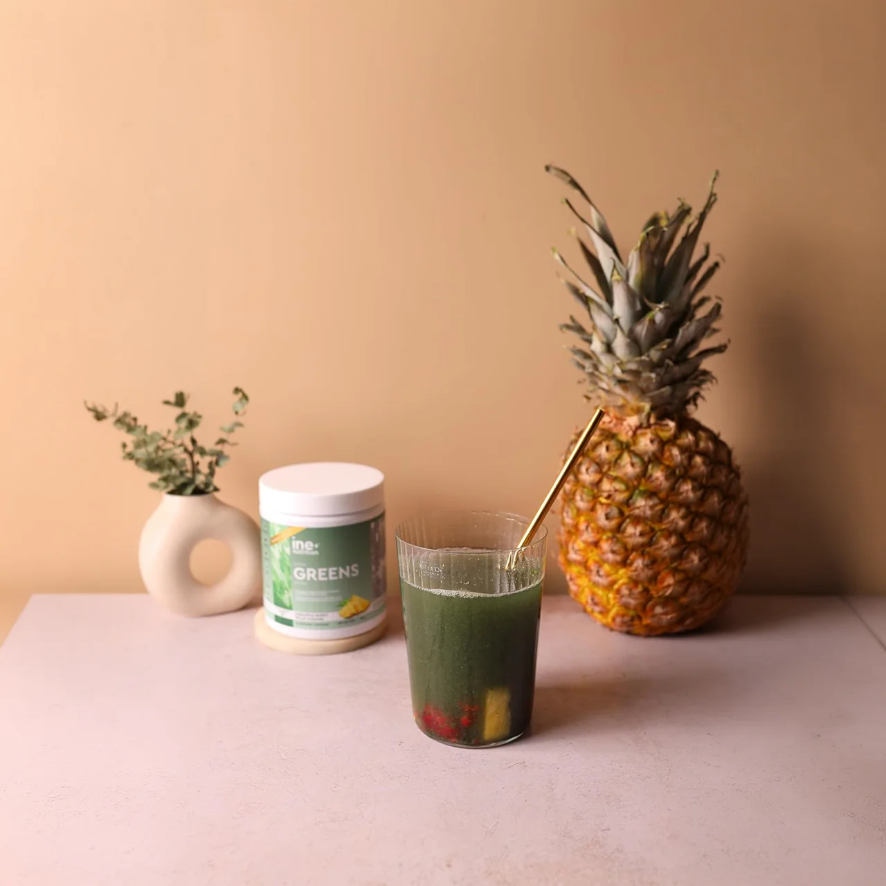 DOUBLE PACK ine+ Nutrition - Super Greens Pineapple Burst | 300 g - Image 5