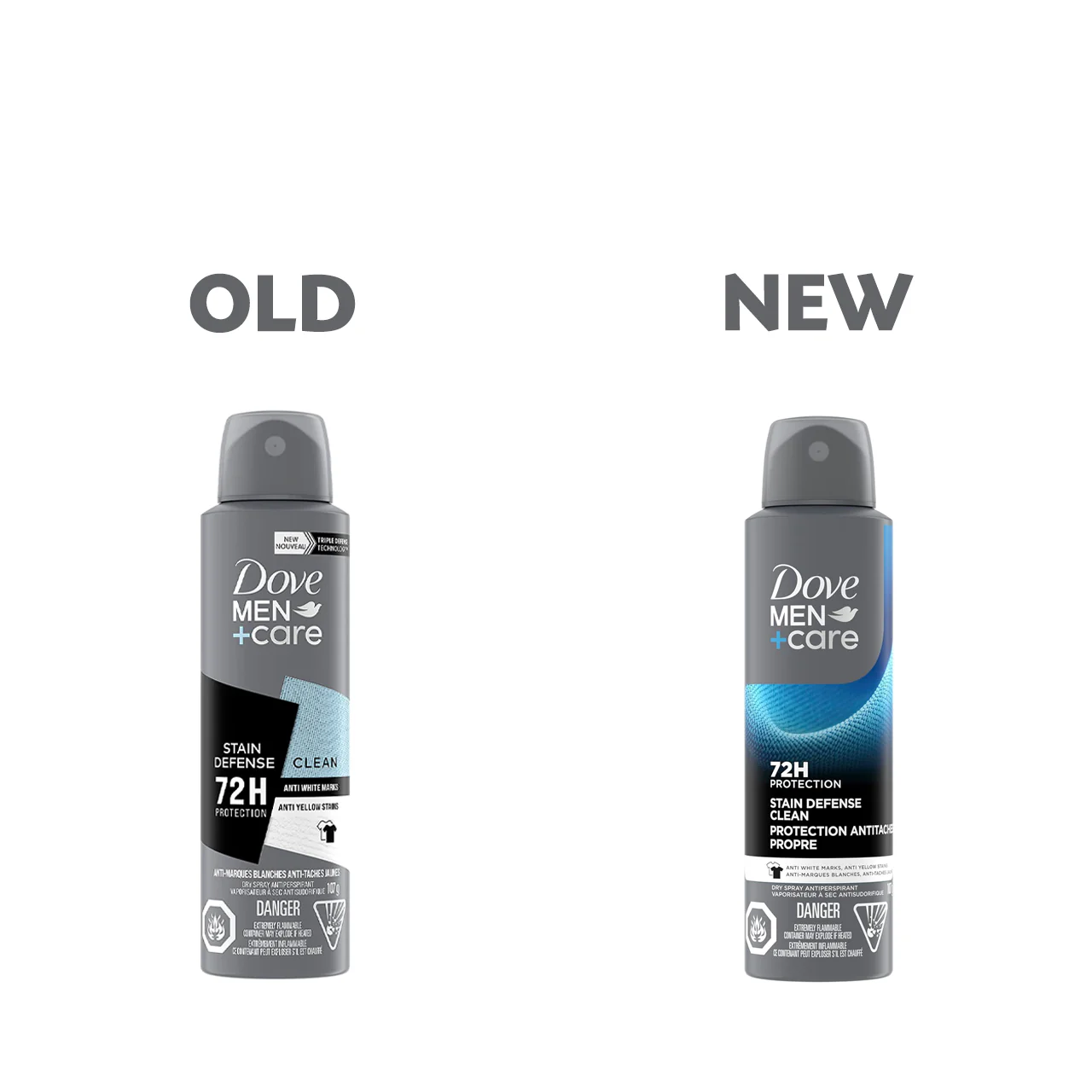 Dove - Men+Care Dry Spray Stain Defense Clean 72H Antiperspirant | 107 g - Image 2