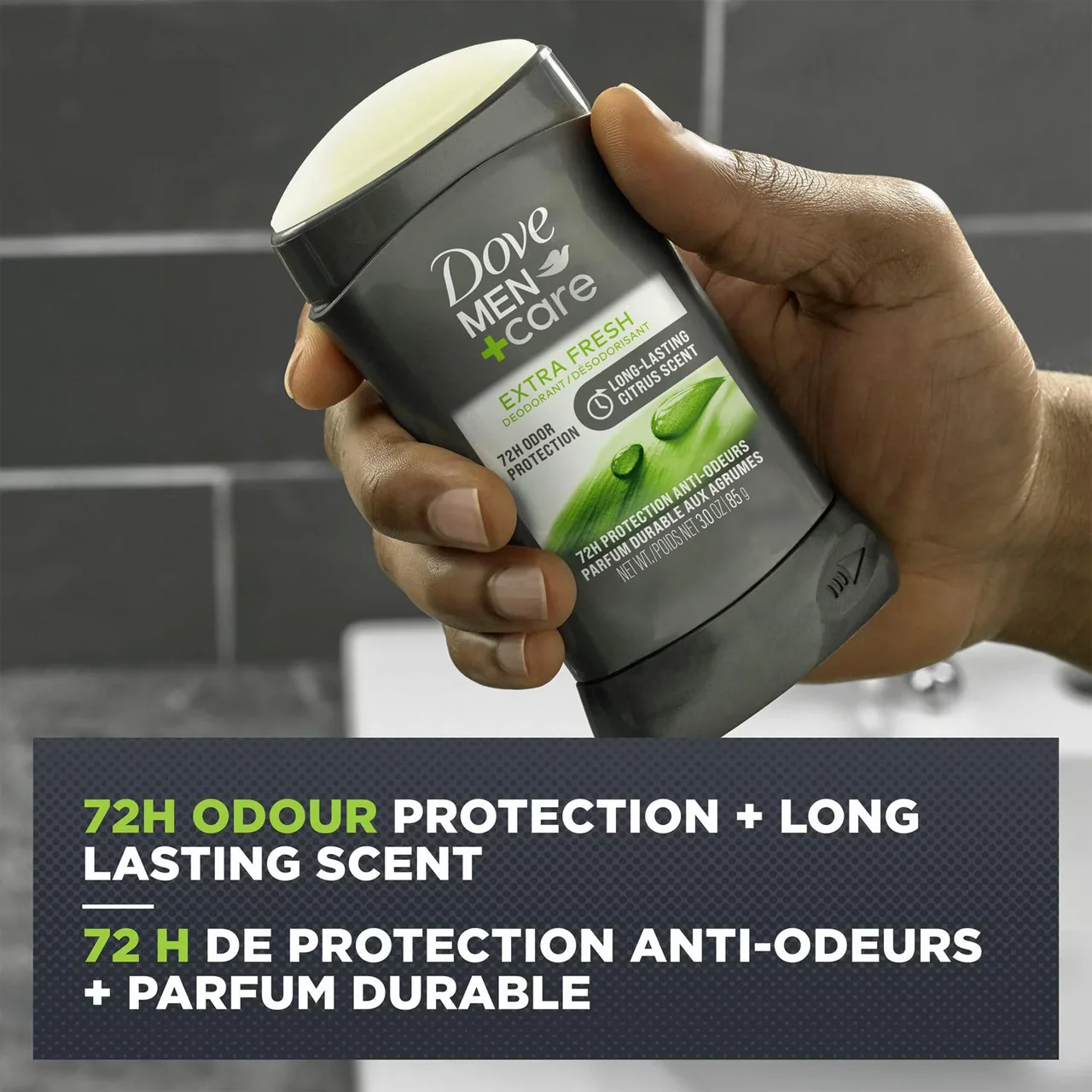 Dove Men - Extra Fresh 72H Odor Protection Deodorant | 85 g - Image 3