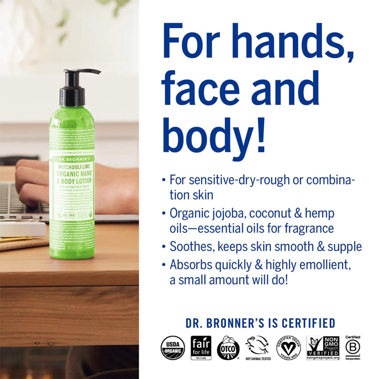 Dr. Bronner's - Organic Patch Lime Lotion | 237 mL - Image 3