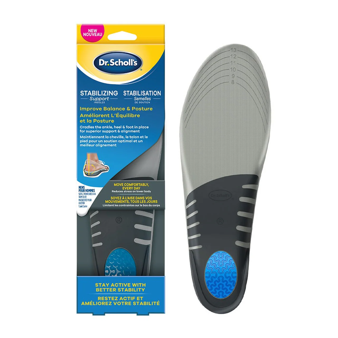Dr. Scholl's - Fitness Stabilizing Support Insoles - Option of Men or Women's | 1 Pair - Image 3