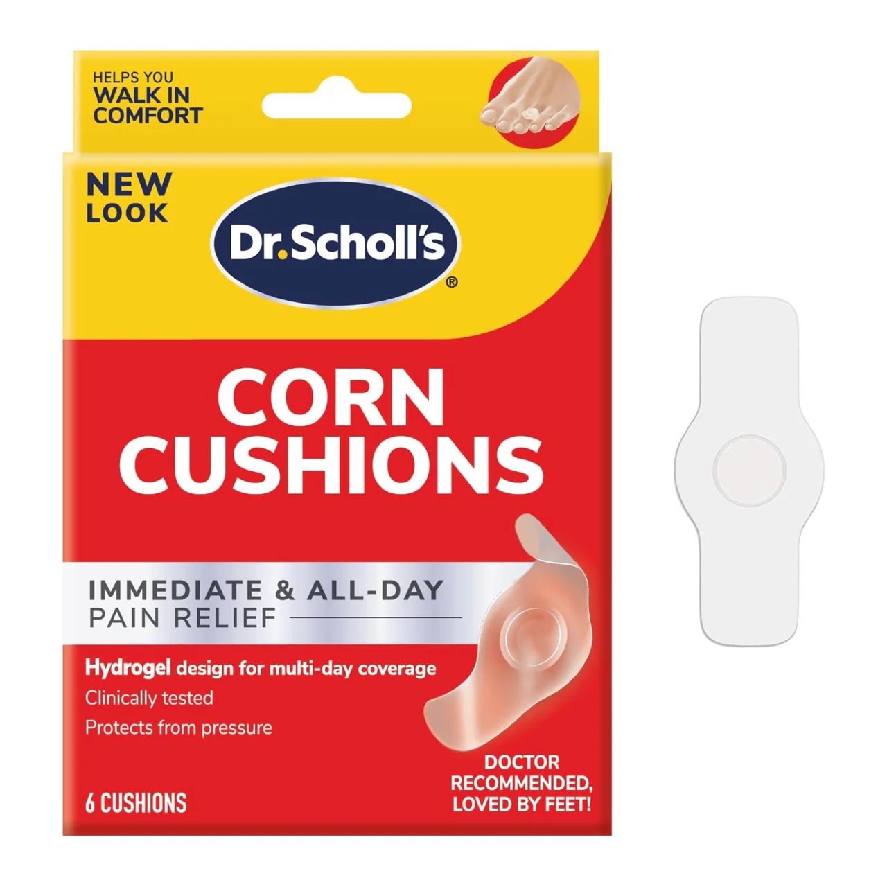 Dr. Sholl's - Corn Cushions Immediate & All-Day Pain Relief | 6 Cushions - Image 2