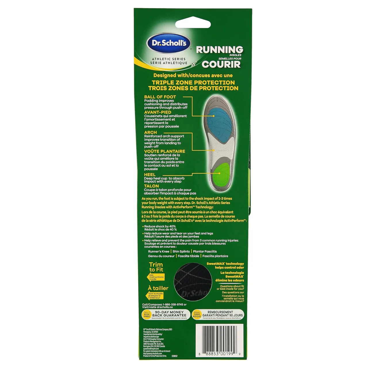 Dr. Scholl's - Athletic Series Running Insoles - Men 7.5-10 | 1 Pair - Image 5