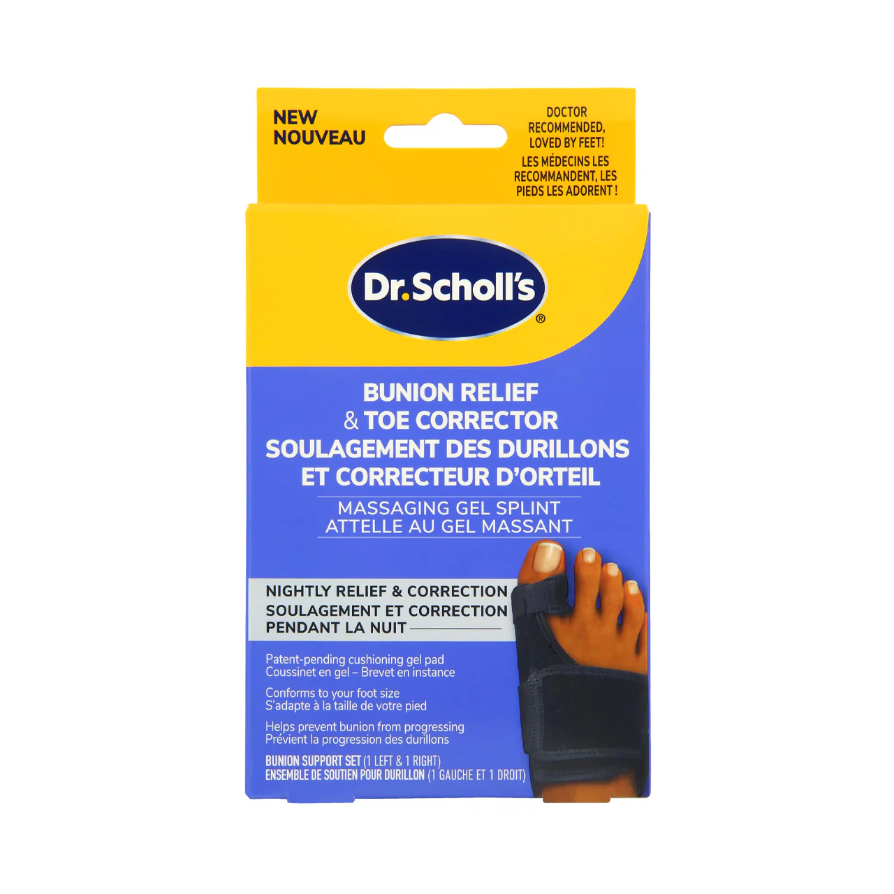 Dr. Scholl's - Bunion Relief & Toe Corrector | 1 Left & 1 Right