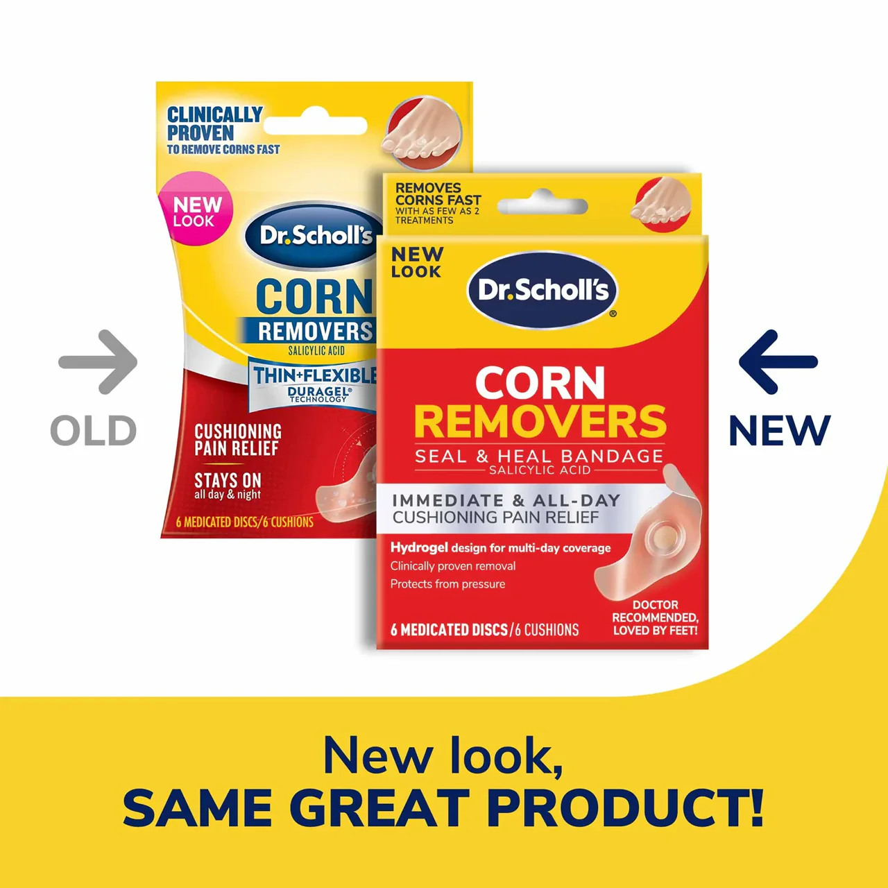 Dr. Scholl's - Seal + Heal Corn Removers | 6 Medicated Discs + 6 Cushions - Image 2