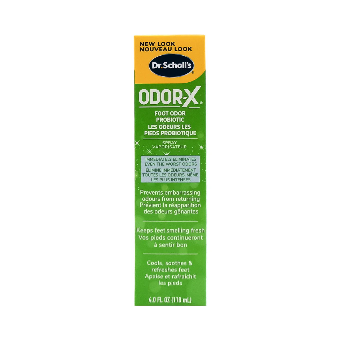 Dr. Scholl's - Odor-X Foot Odor Probiotic Spray | 118 mL