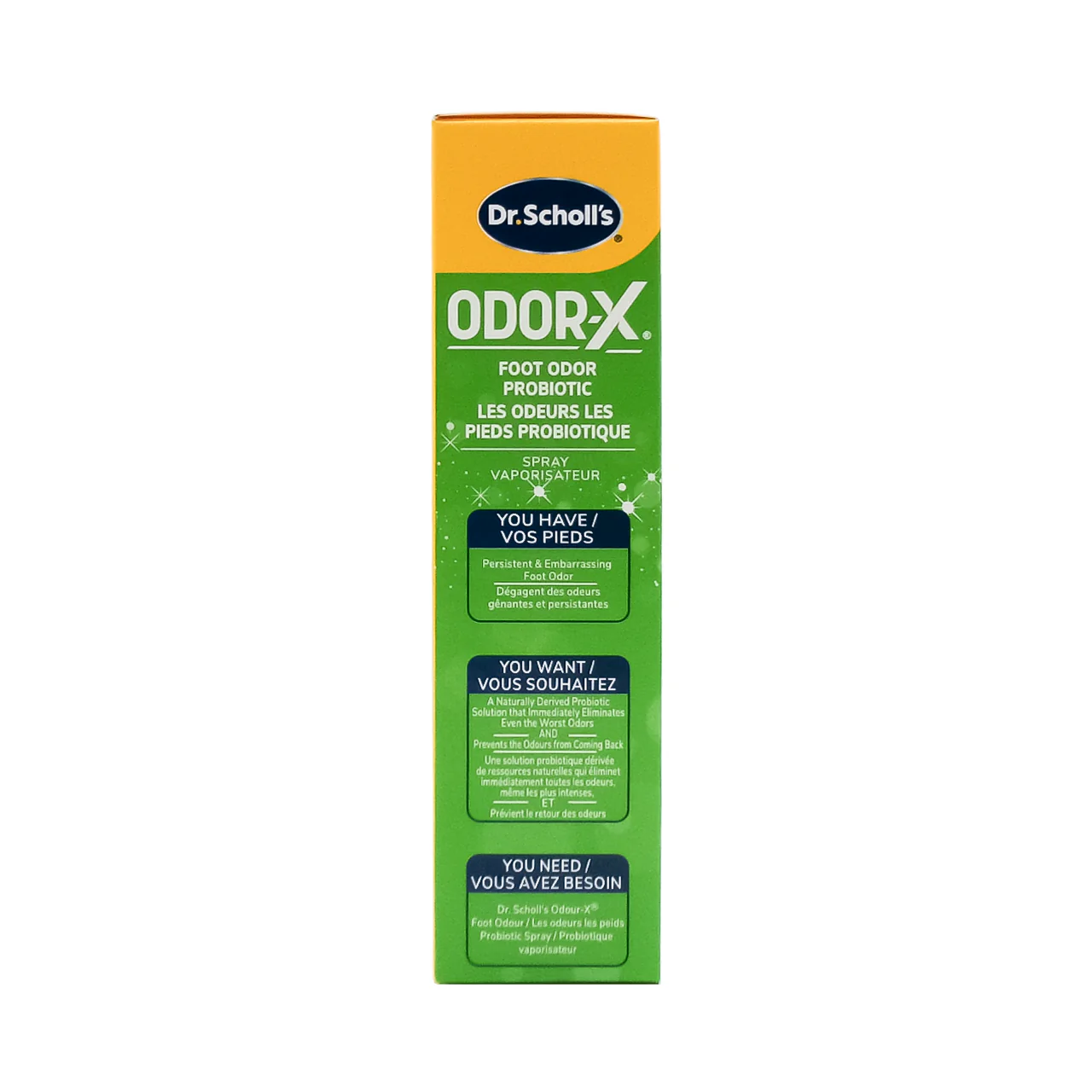 Dr. Scholl's - Odor-X Foot Odor Probiotic Spray | 118 mL - Image 2