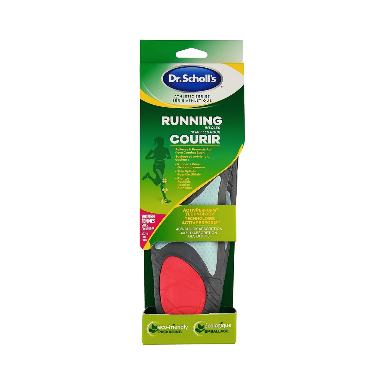 Dr. Scholl's - Running Insoles Women Sizes 5 1/2 - 8 | 1 Pair