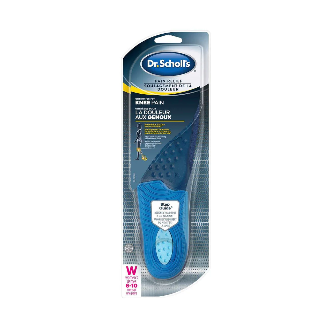 Dr. Scholl's - Pain Relief - Orthotics for Knee Pain Fits Women's Sizes 6 - 10 | 1 Pair