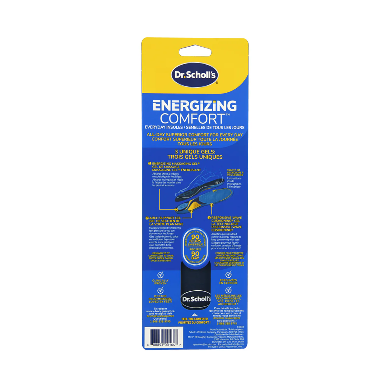 Dr. Scholl's - Women's Energizing Comfort Massaging Gel Insoles 6-10 | 1 Pair - Image 3
