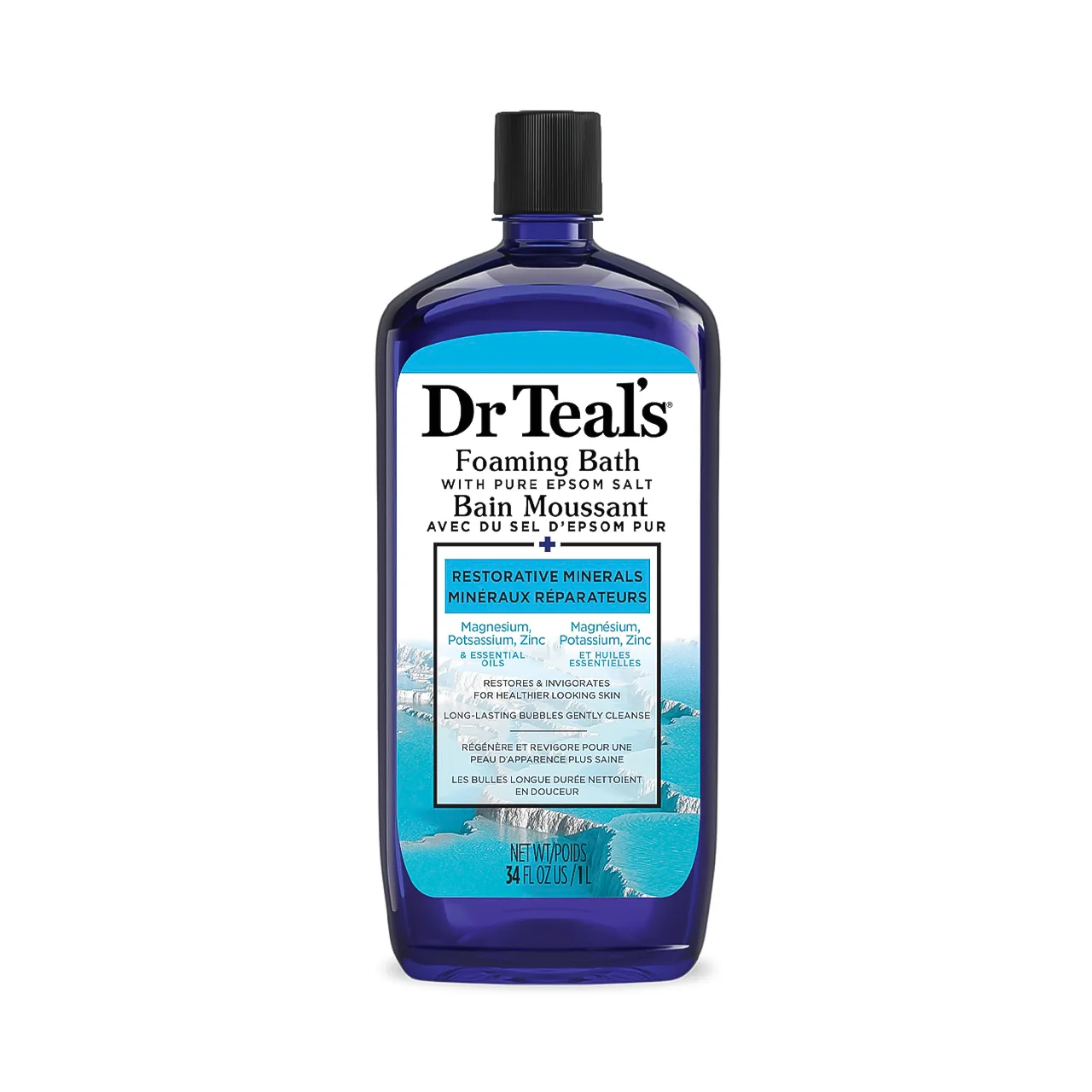 Dr. Teal's - Foaming Bath with Pure Epsom Salt and Restorative Minerals | 1 L