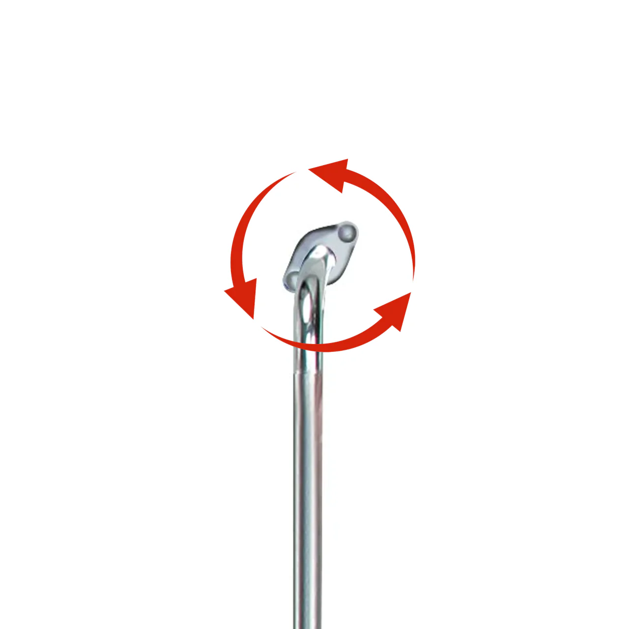 Drive - Chrome Grab Bar 16" with Rotating Flange - Image 2