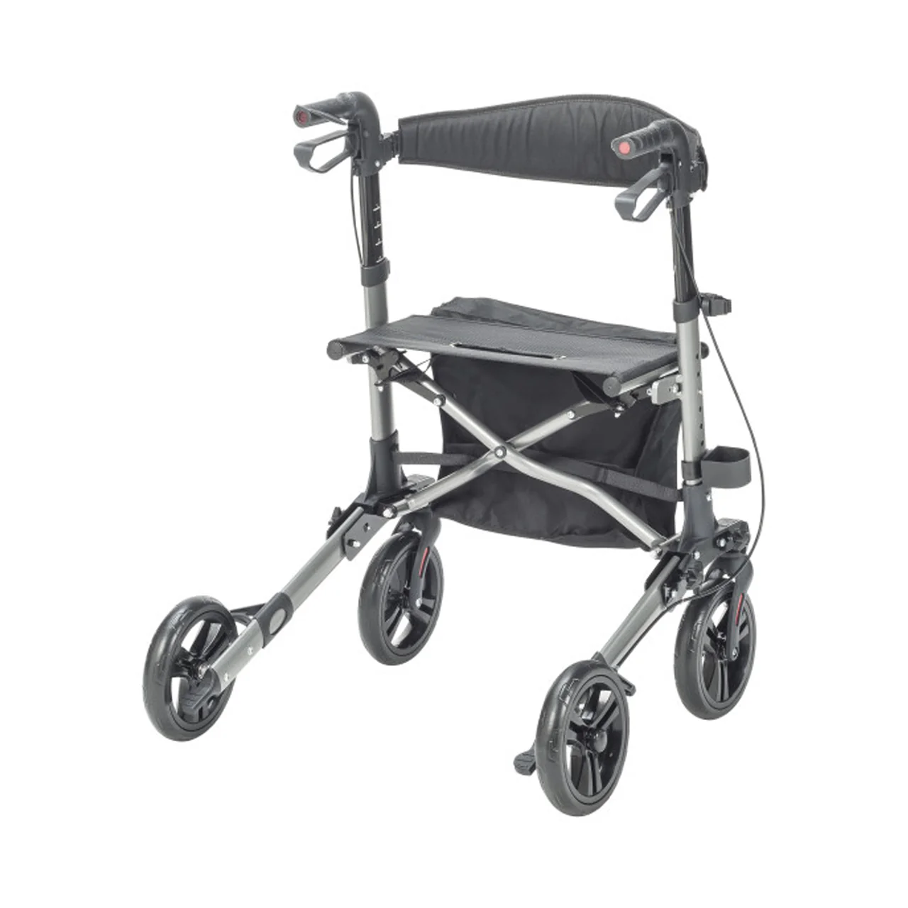 Drive - Compact Folding Rollator, Black - Image 2