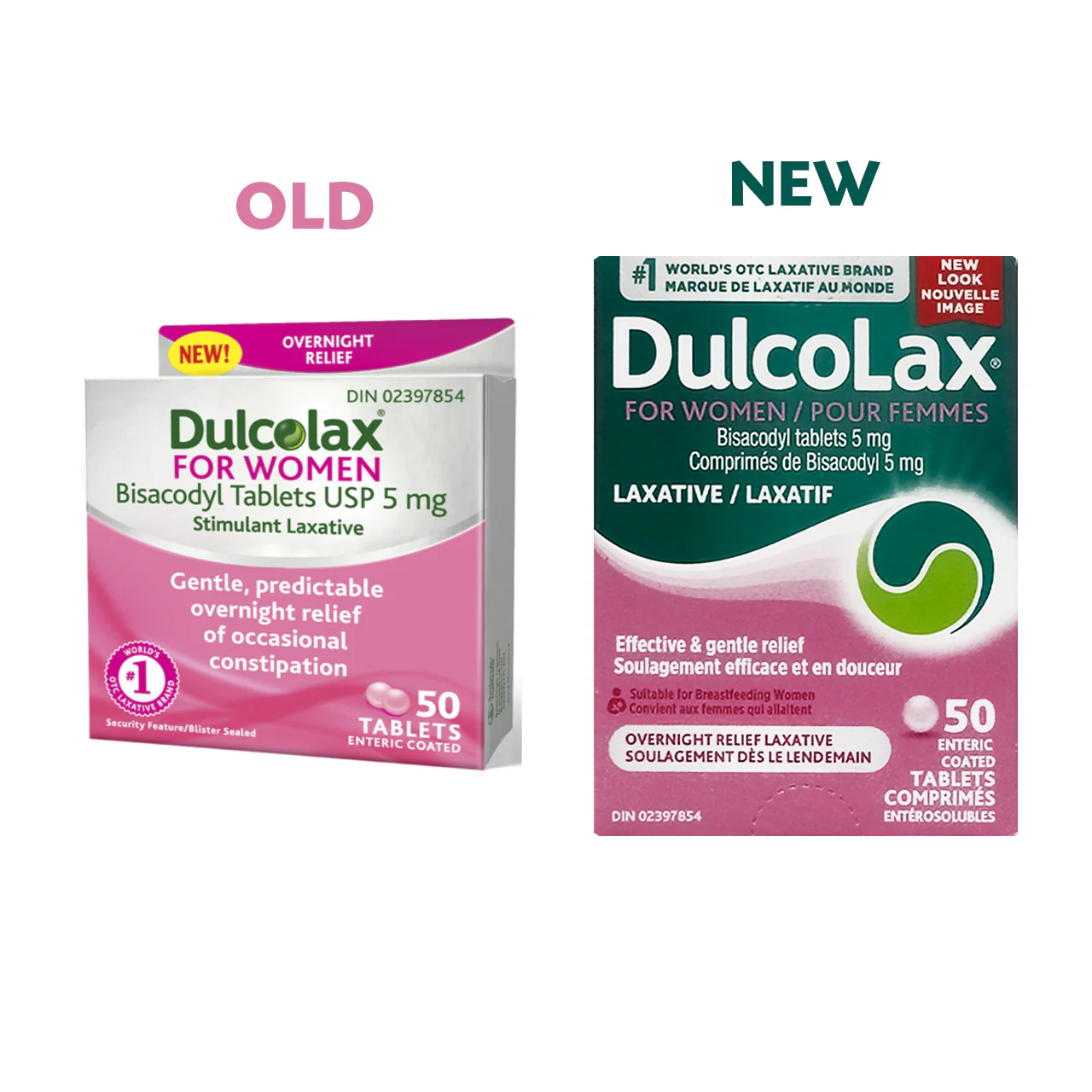 Dulcolax - For Women Bisacodyl Tablets | 50 Enteric Coated Tablets - Image 2