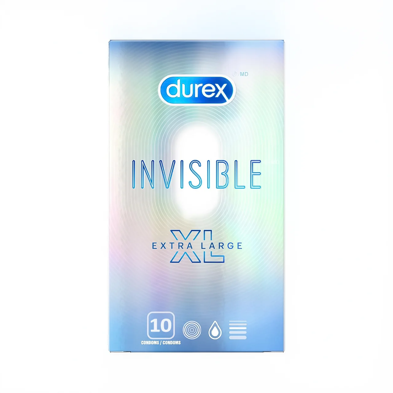 Durex - Invisible XL Condom | 10 Condoms