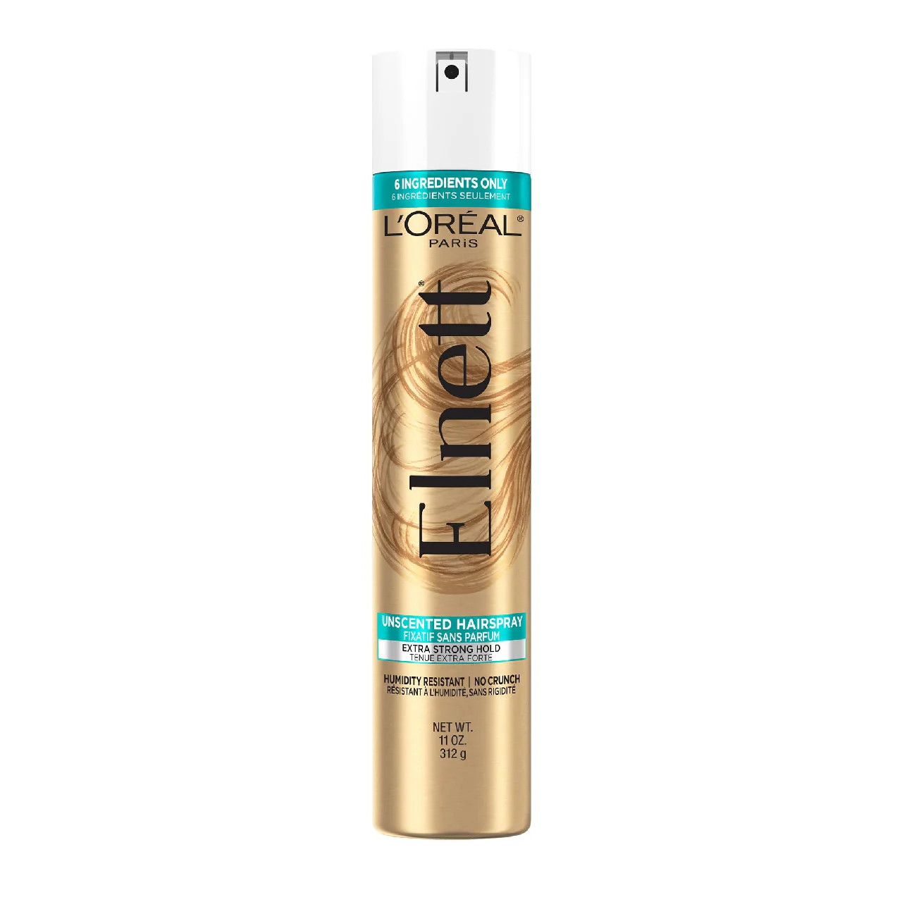 L'Oréal - Elnett Unscented Hairspray - Extra Strong Hold | 312 g